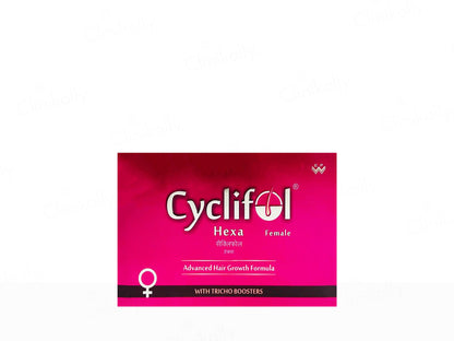 Cyclifol Hexa Female Advanced Cyclical Therapy Hair Growth Formula Kit