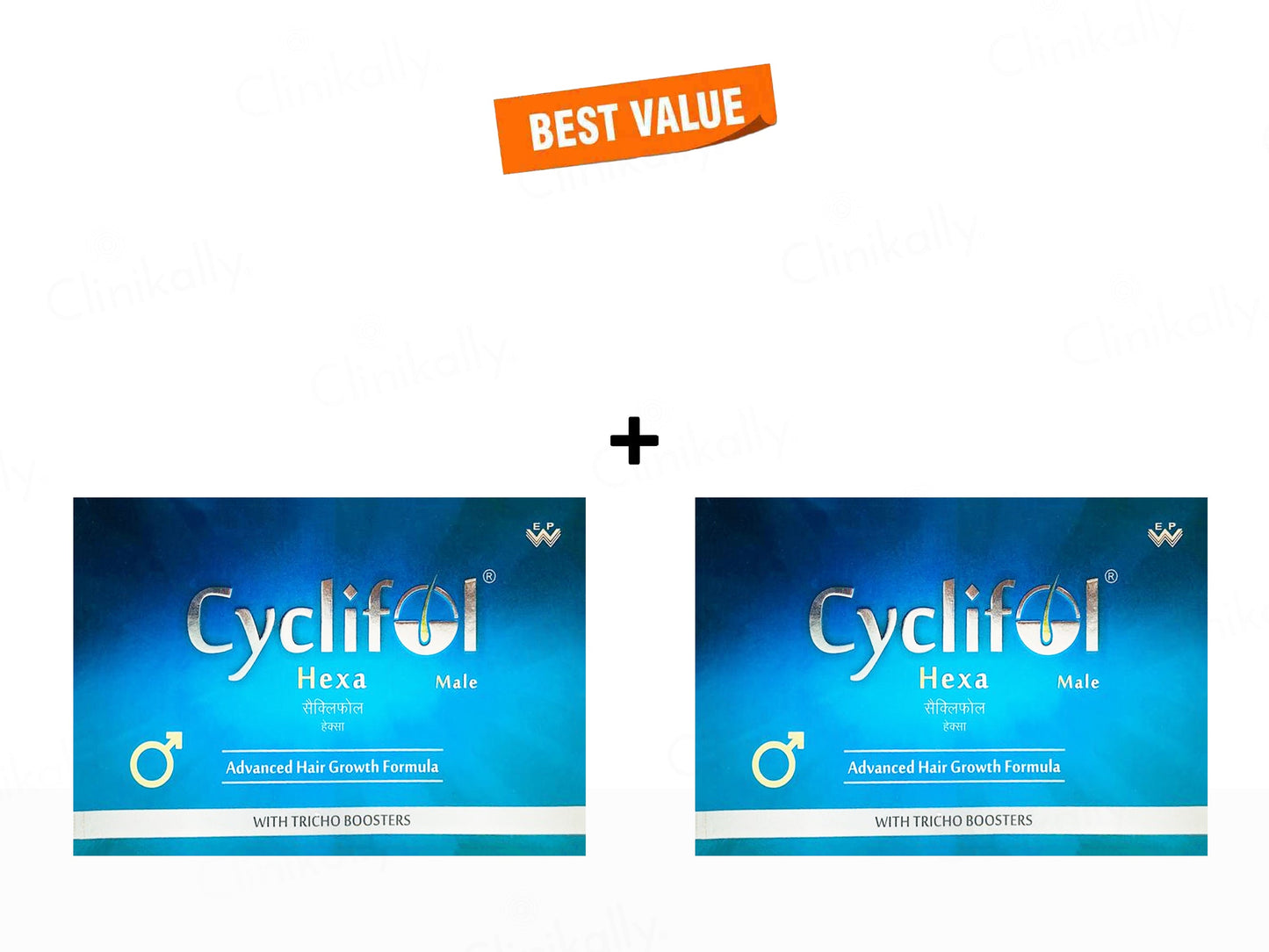 Cyclifol Hexa Male Advanced Cyclical Therapy Hair Growth Formula Kit