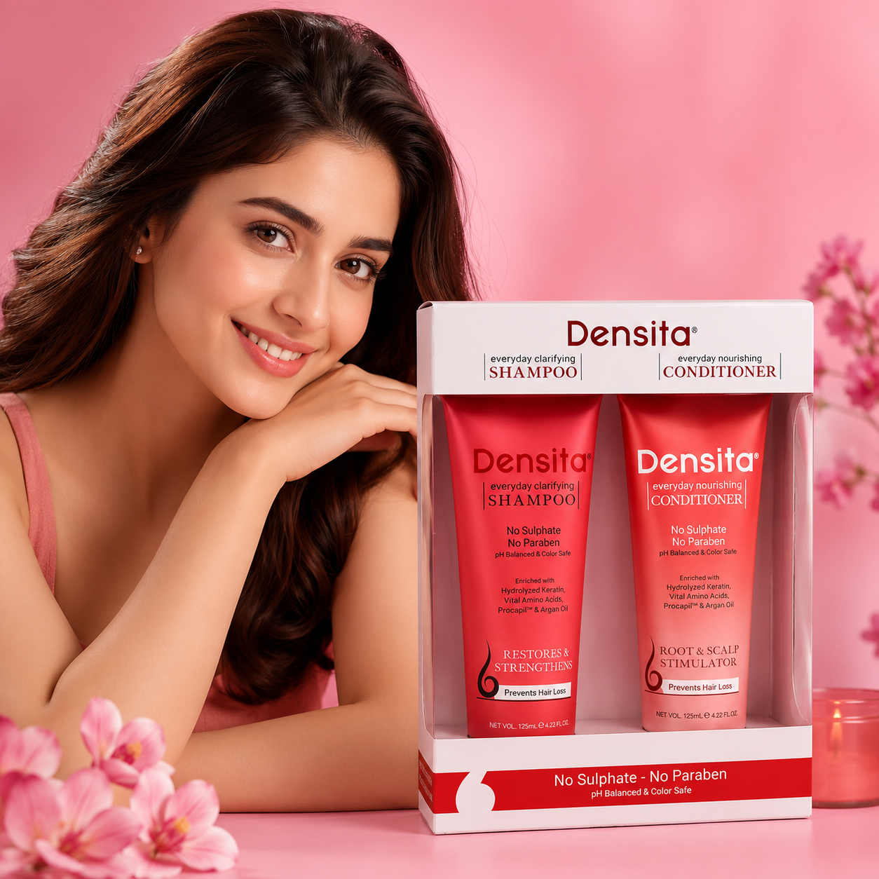 Densita Everyday Clarifying Shampoo & Everyday Nourishing Conditioner (Combo Pack)