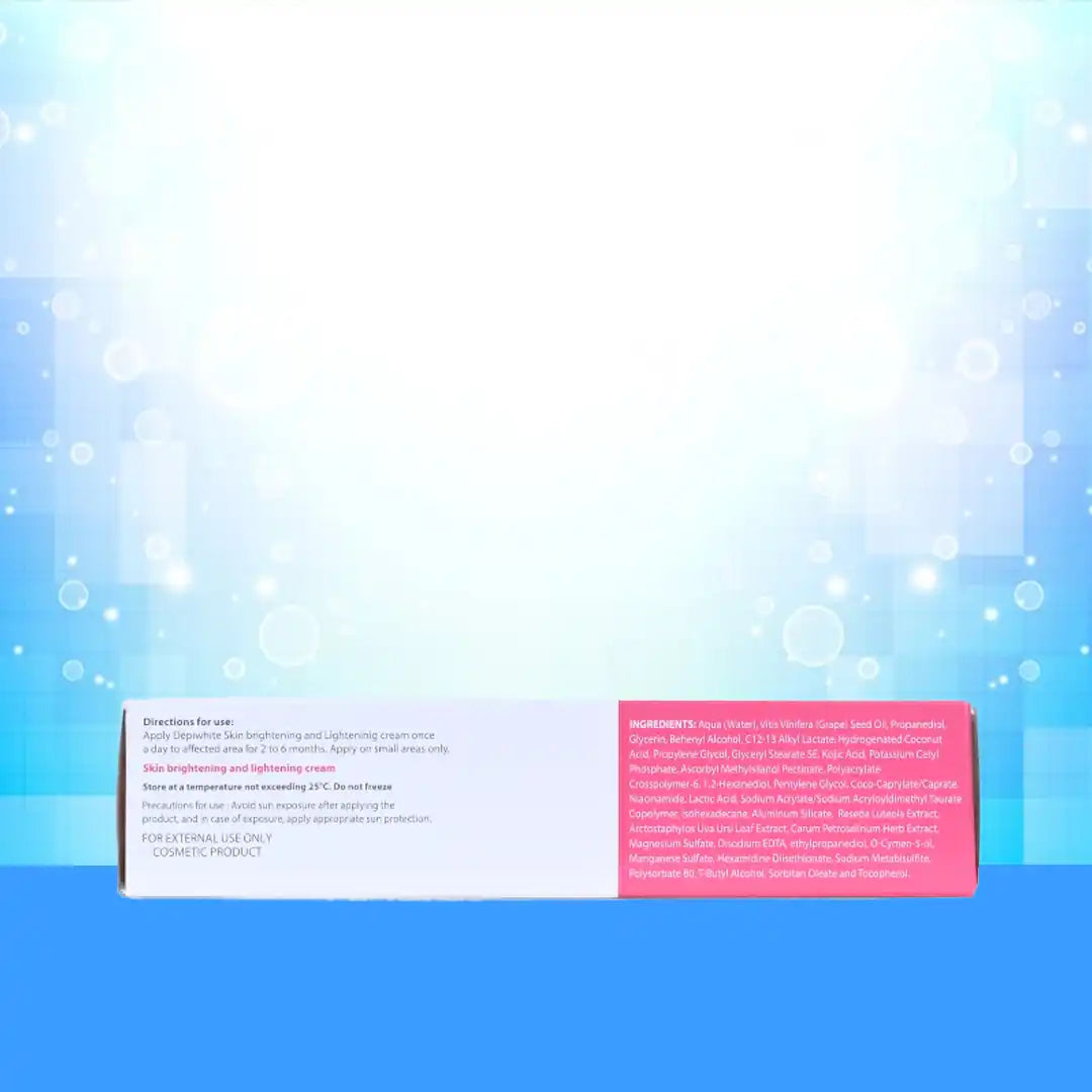 Depiwhite Advanced Cream | Depigmenting Cream for Face | Remove Stubborn dark spots, uneven patches