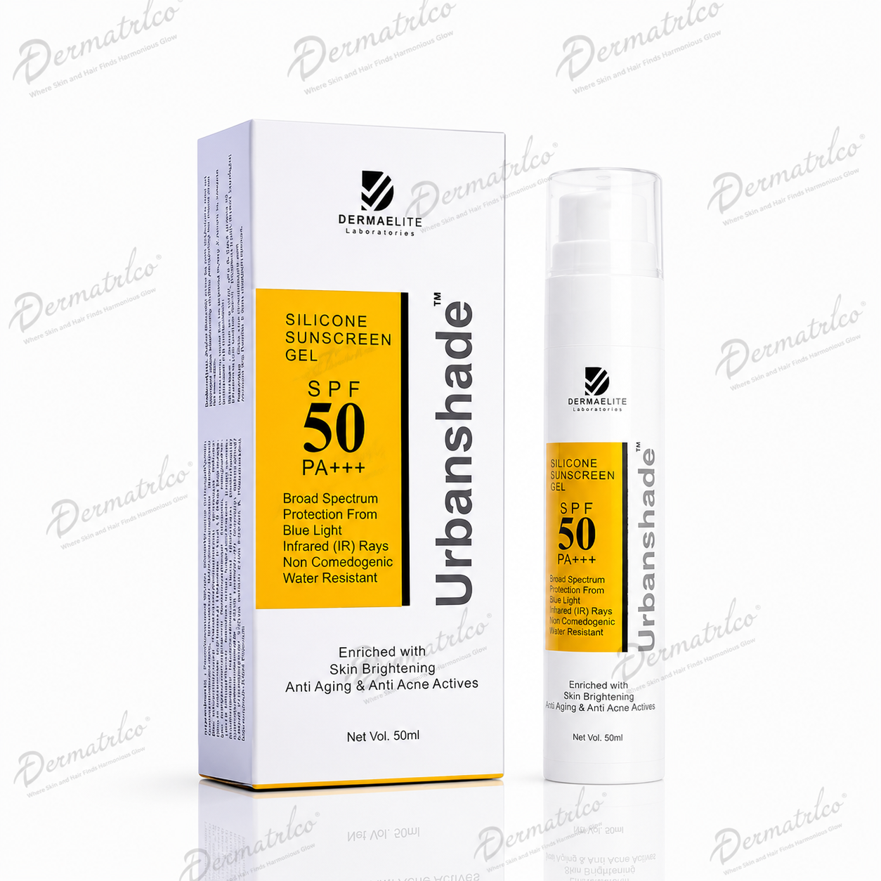 Dermaelite Urbanshade Silicone Sunscreen Gel SPF 50 PA+++