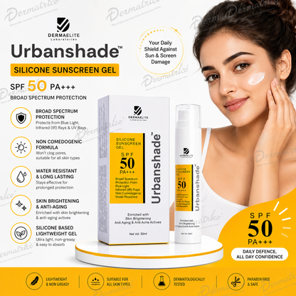 Dermaelite Urbanshade Silicone Sunscreen Gel SPF 50 PA+++