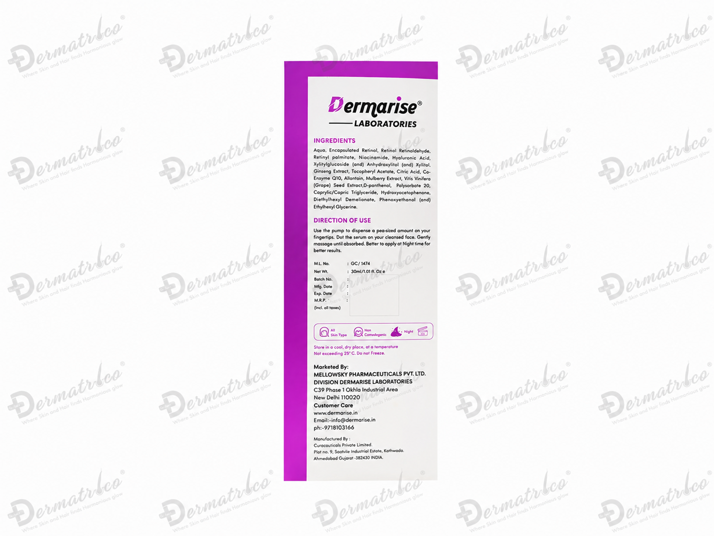 Dermarise Retipure Anti-Aging Night Serum