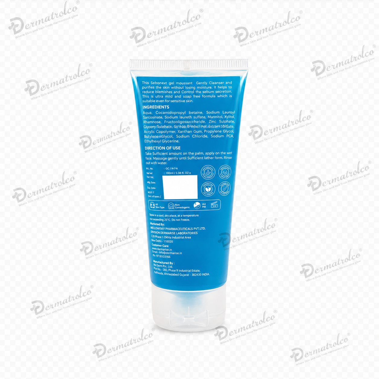Dermarise Sebonext Gel Moussant Purifying Cleansing Foaming Gel