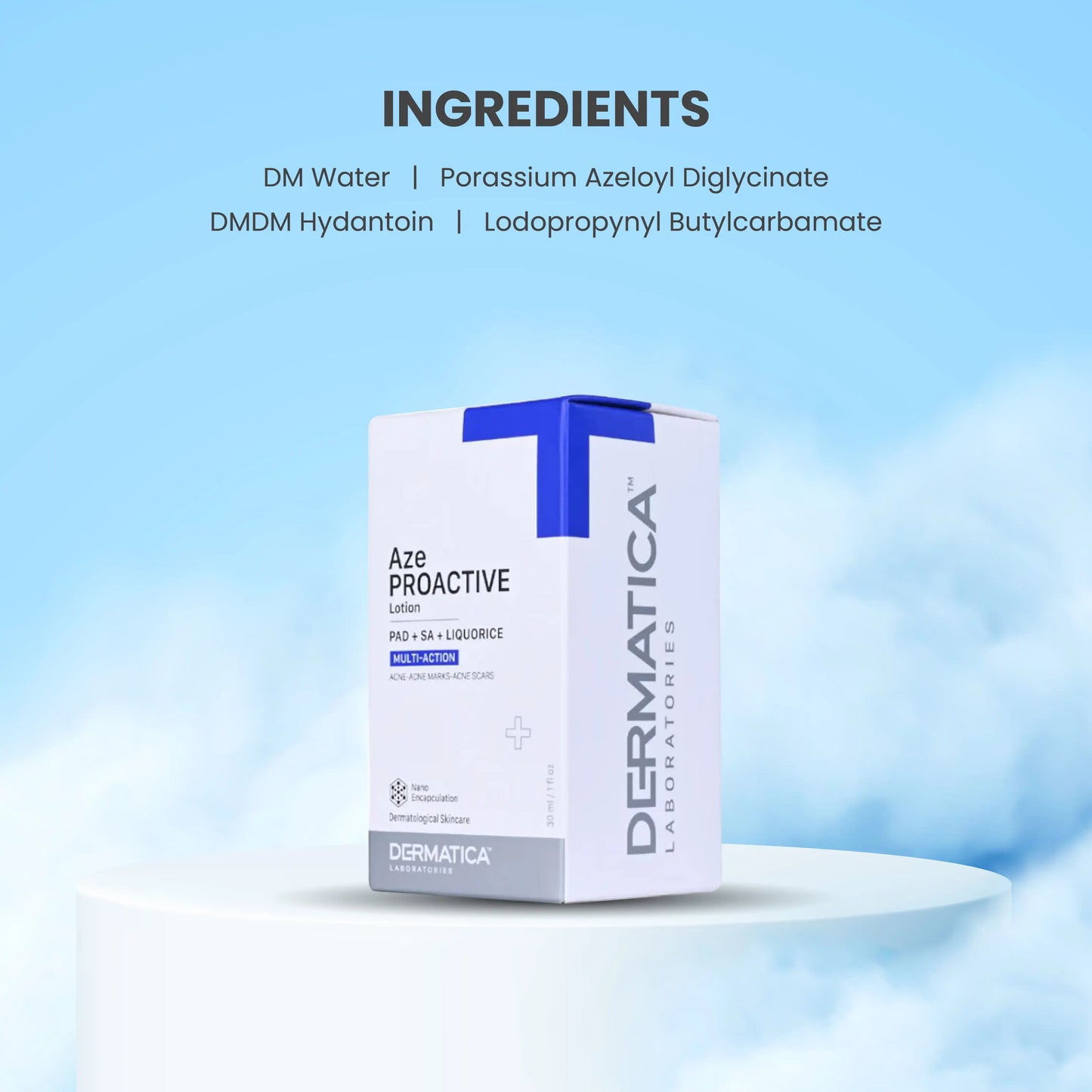Dermatica Aze Proactive Lotion Unclogs pores and reduces inflammation
