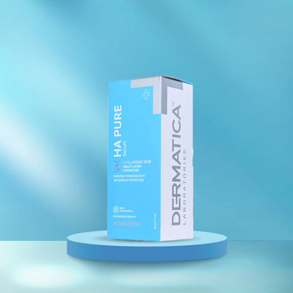 Dermatica HA Pure Serum Intensely hydrates the skin with long lasting effects.
