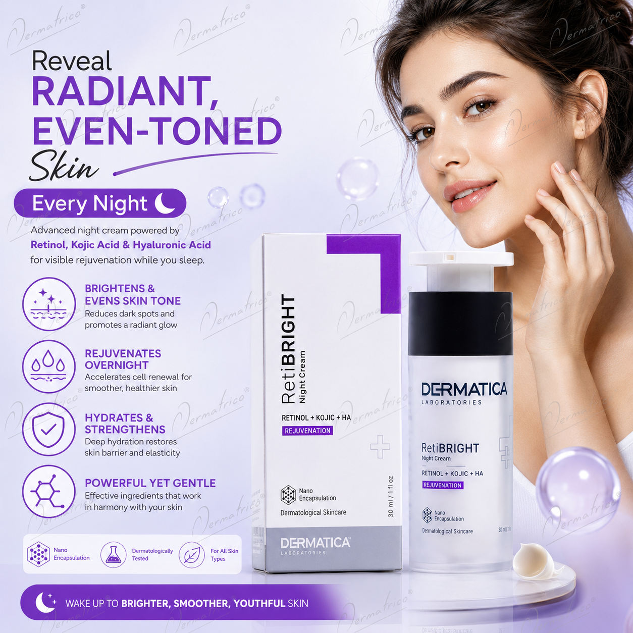 Dermatica RetiBright Rejuvenating Night Cream