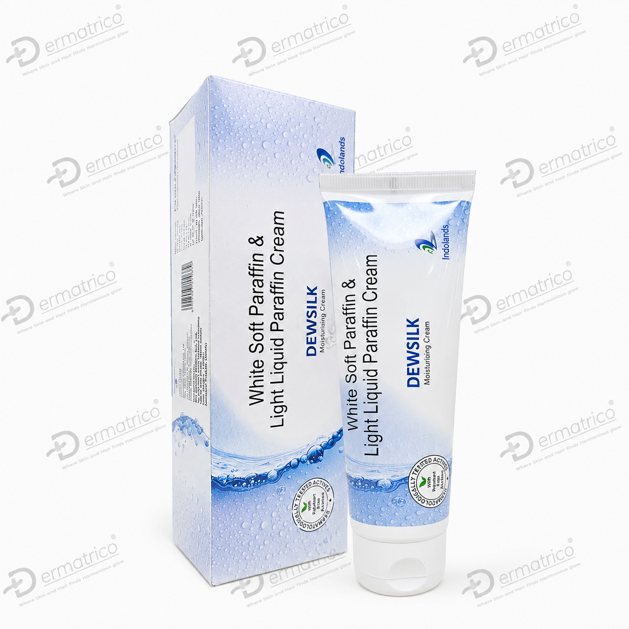 Dewsilk Moisturising White Soft & Light Paraffin Cream