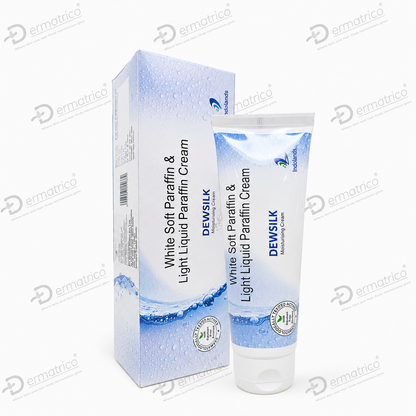 Dewsilk Moisturising White Soft & Light Paraffin Cream