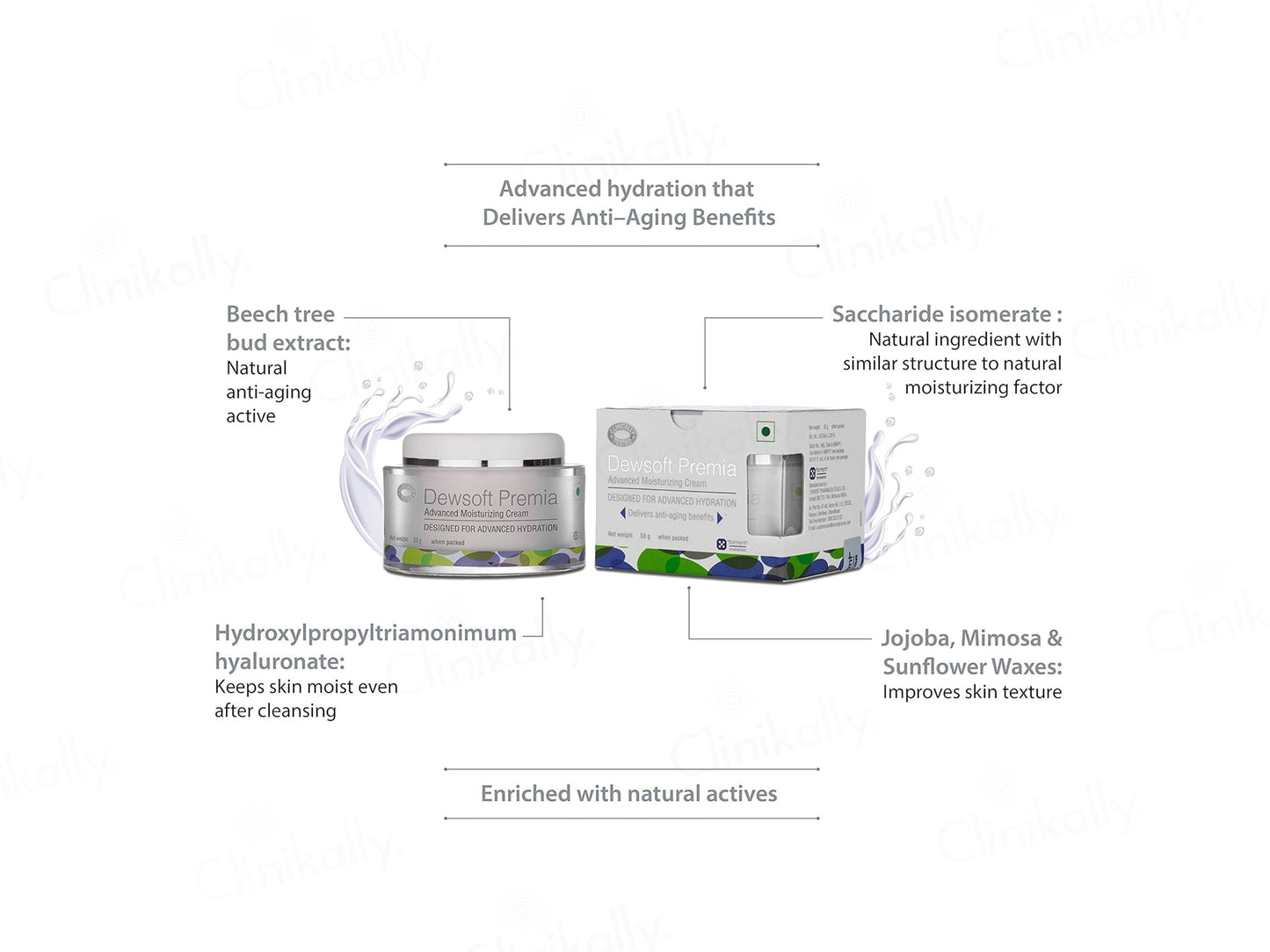 Dewsoft Premia Advanced Moisturizing Cream