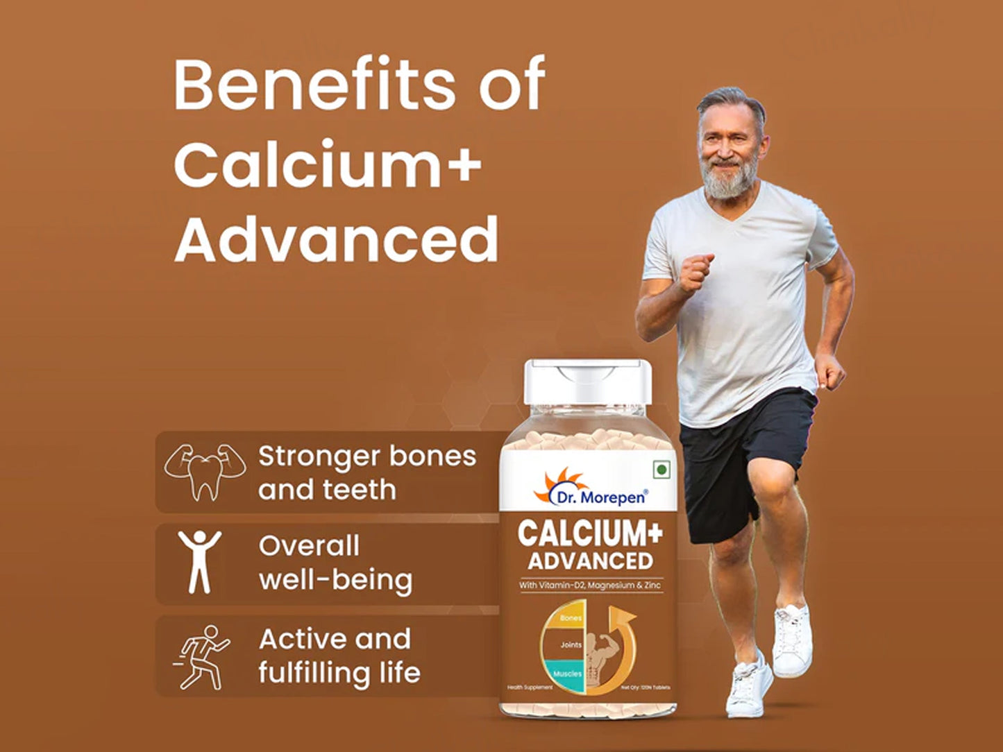 Dr. Morepen Calcium+ Advanced Tablet