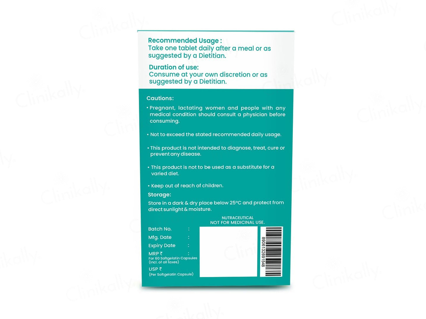 Dr. Morepen Omega-3 Deep Sea Fish Oil 500mg Soft Gelatin Capsule