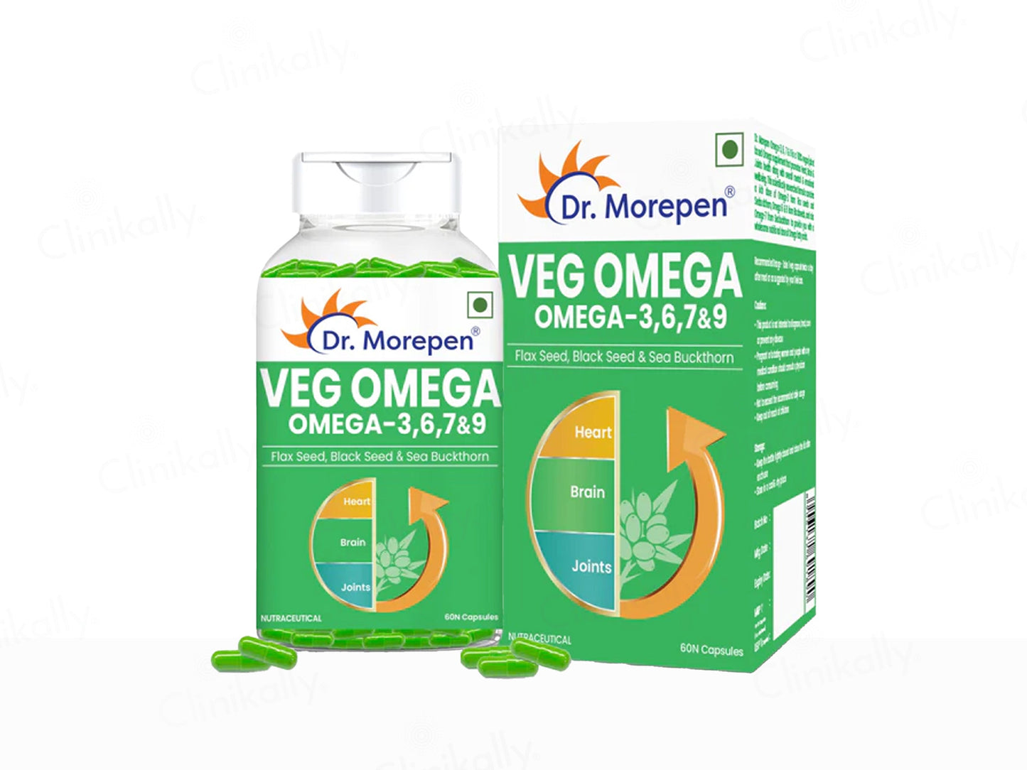 Dr. Morepen Veg Omega-3, 6, 7 & 9 Capsule