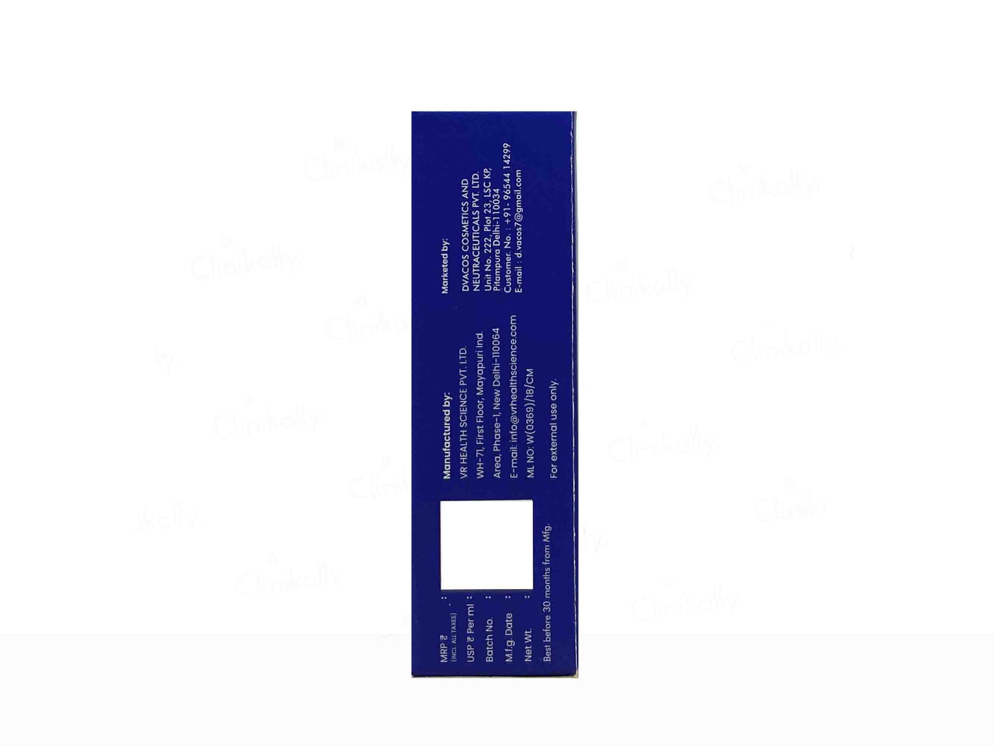 D'Vacos Clear Face Cleansing Bar