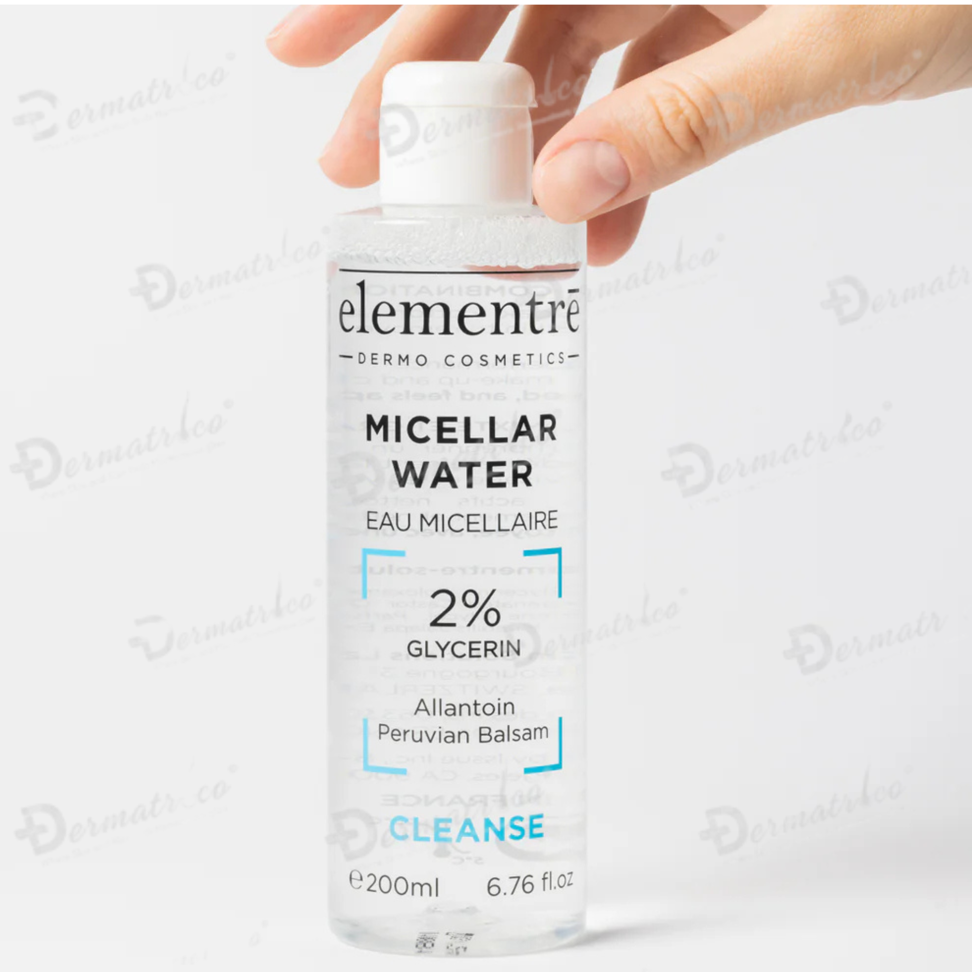 Elementre Micellar Water Cleanser with 2% Glycerin