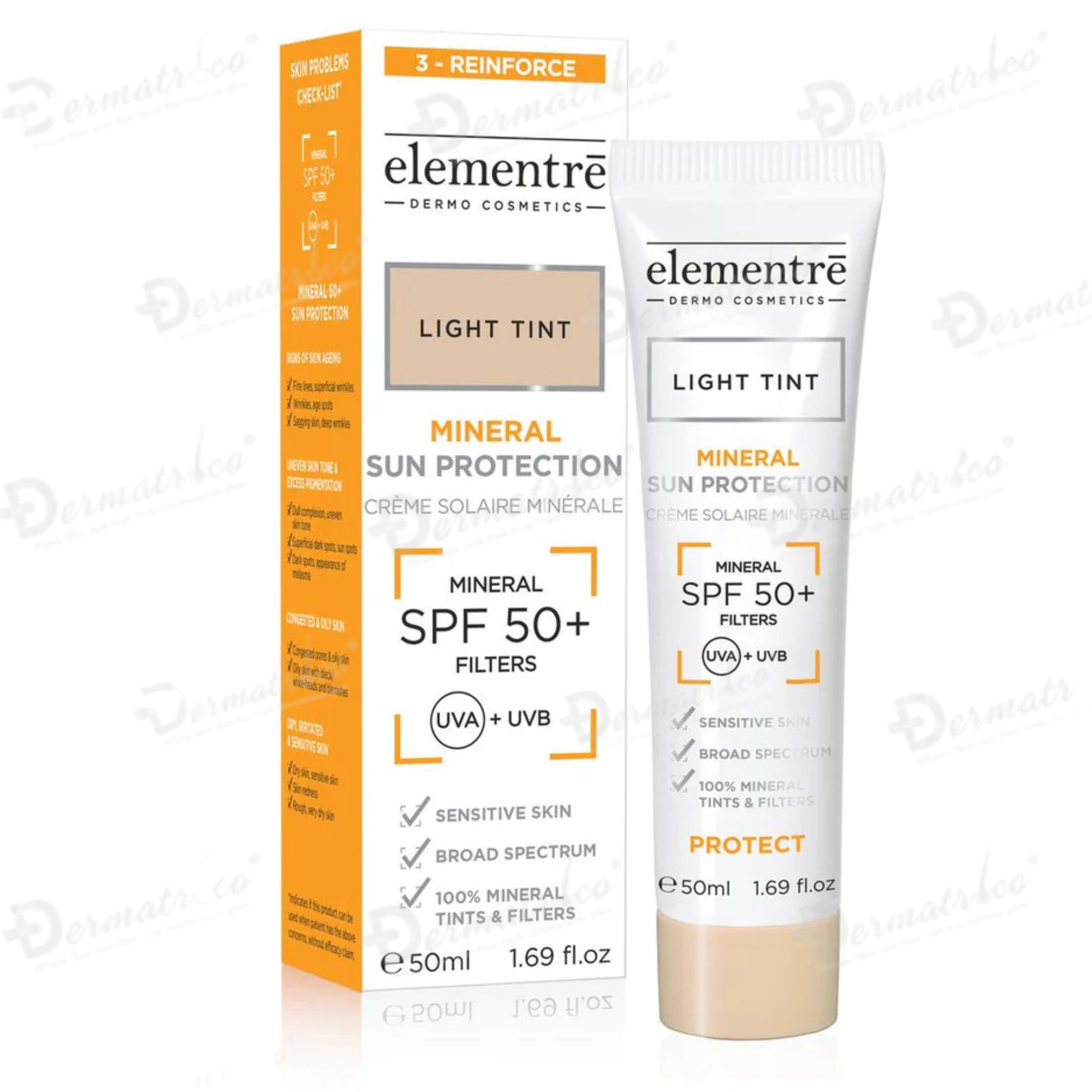 Elementre Mineral Sun Protection - Light TintSPF 50+ Sunscreen