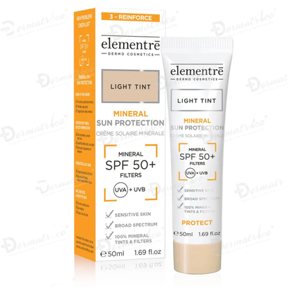 Elementre Mineral Sun Protection - Light TintSPF 50+ Sunscreen