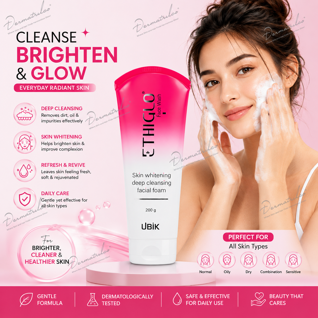 Ethiglo Facial Foam Face Wash