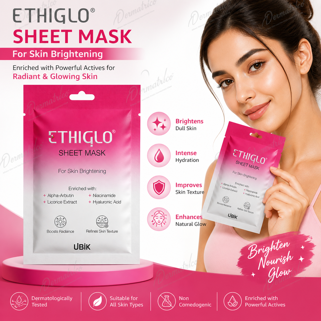 Ethiglo Skin Brightening Sheet Mask 