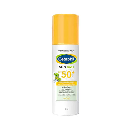 Cetaphil Sunscreen For Kids SPF 50 For All Skin Types | Sun Protection 4 hours water resistant-150ml