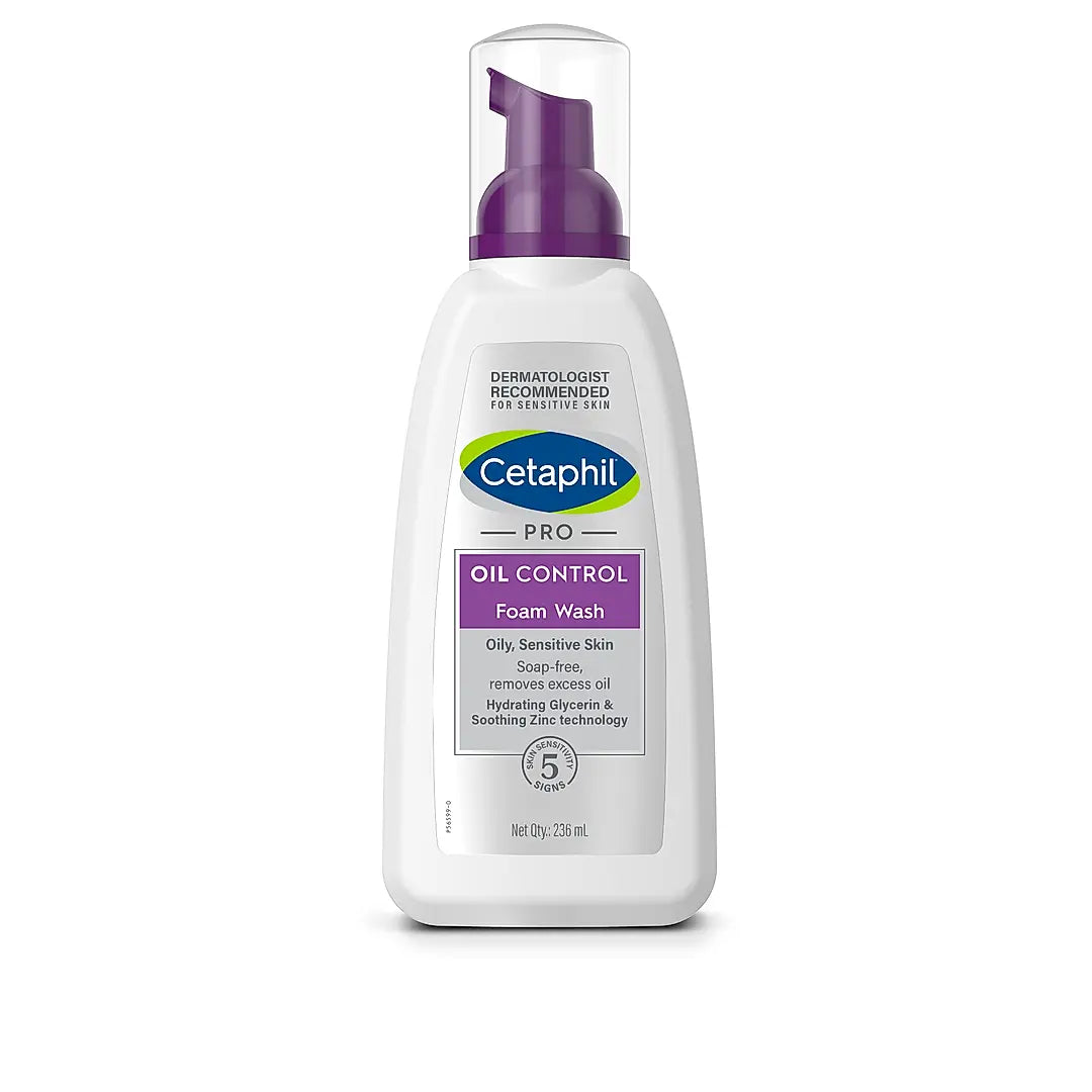 Cetaphil Pro oil control foam face wash for acne & oily prone skin-236ML