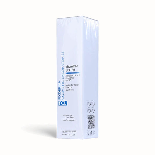 FCL Chemfree Spf 30 Sunscreen Cream | 50ML | Protection against both UVA & UVB rays