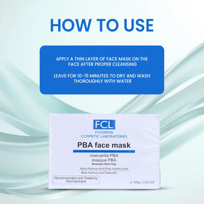 FCL PBA Face Mask | Treat pigmentation, and dark spots