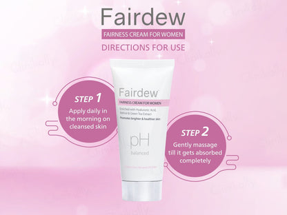 Fairdew pH Balanced Fairness Cream For Women