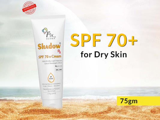 Fixderma Shadow Rx Sunscreen Cream SPF 70+ PA++++