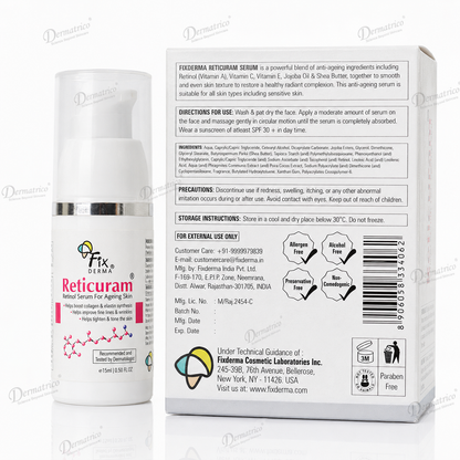 Fixderma Reticuram Retinol Serum For Ageing Skin