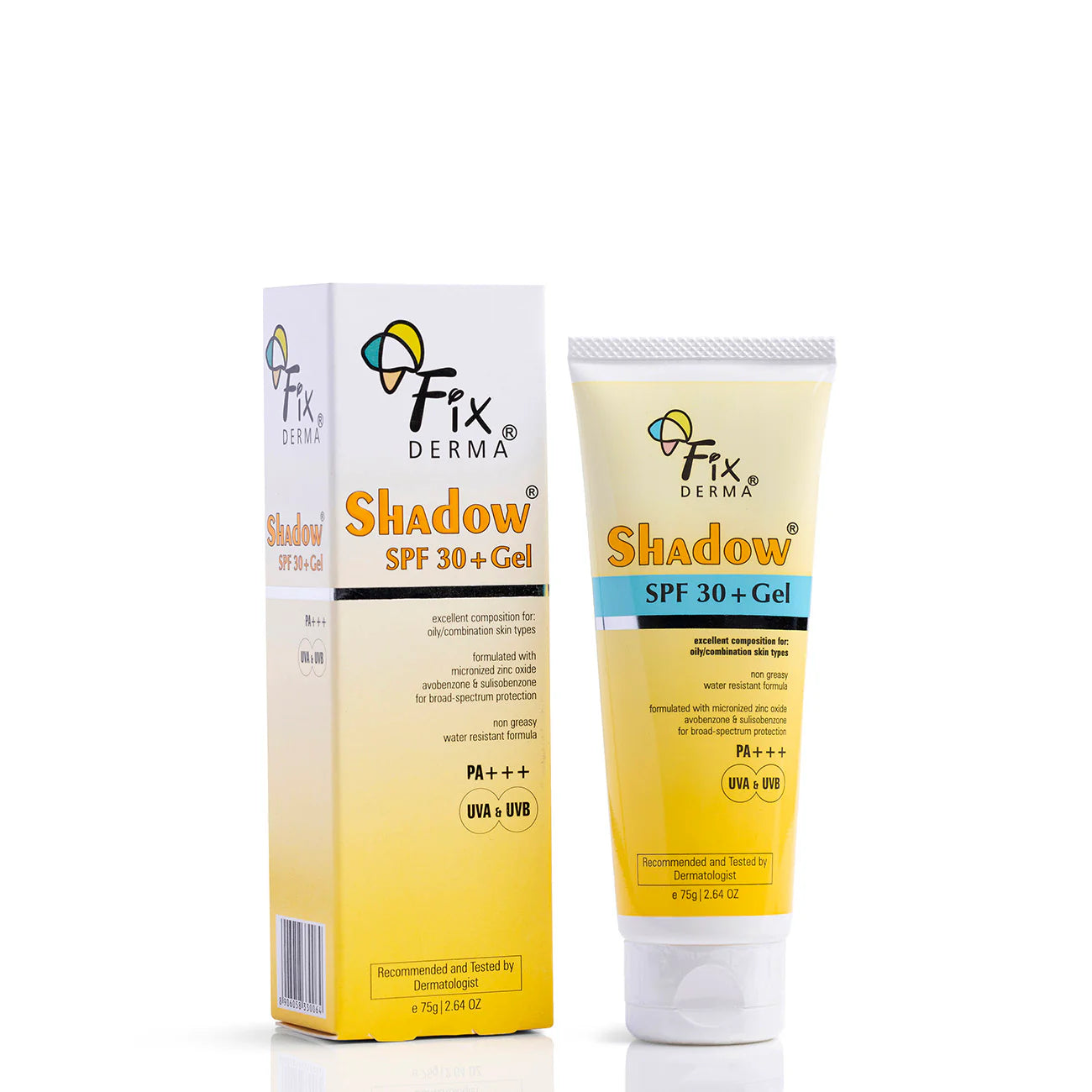 Fixderma Shadow Gel SPF 30 | Broad-Spectrum UV Protection