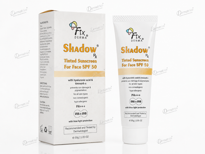 Fixderma Shadow Rx Tinted Sunscreen For Face SPF 50 PA+++