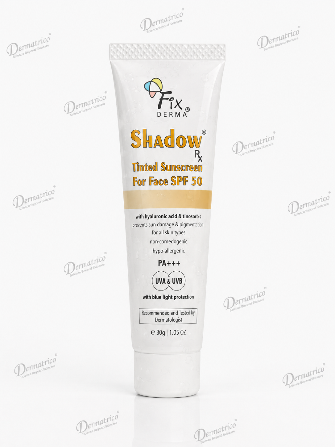 Fixderma Shadow Rx Tinted Sunscreen For Face SPF 50 PA+++