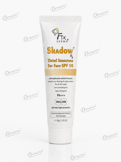 Fixderma Shadow Rx Tinted Sunscreen For Face SPF 50 PA+++