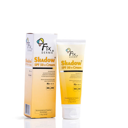 Fixderma Shadow SPF 50+ Cream | Lightweight, non-greasy, and water-resistant sunscreen 