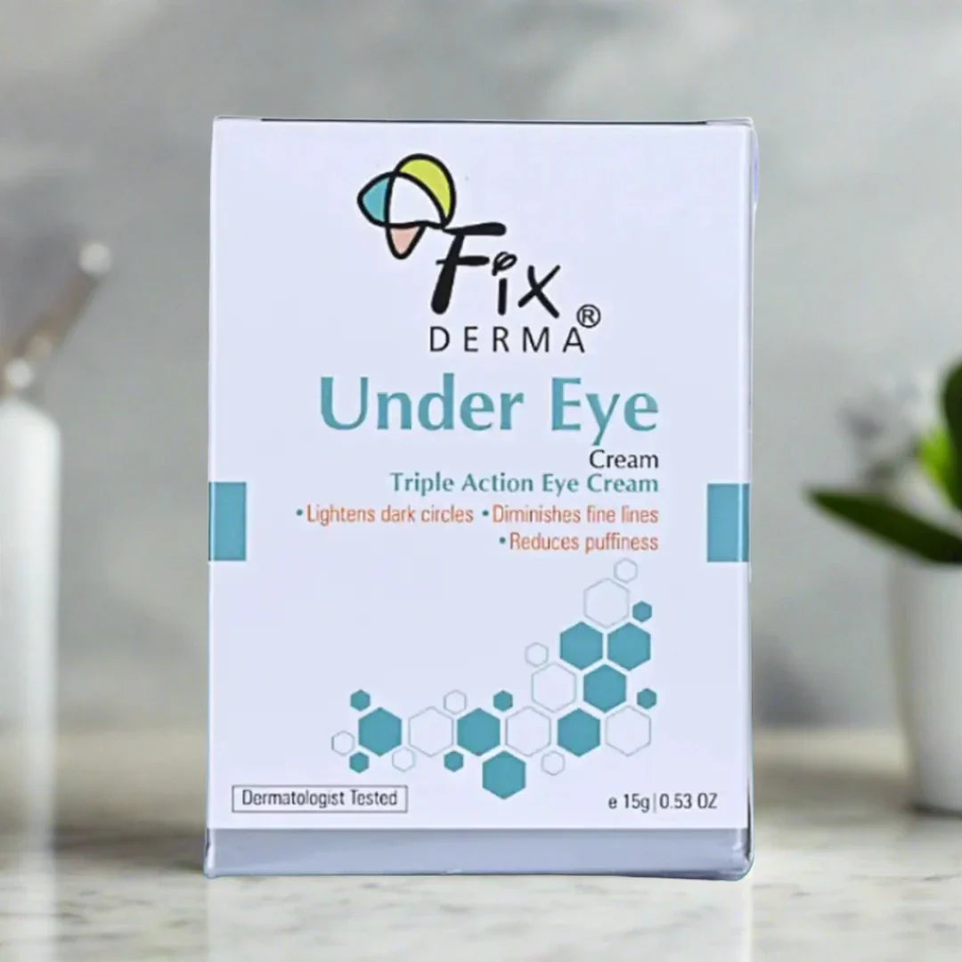 Fixderma Triple Action Under Eye Cream for Dark Circles | Paraben Free Hypoallergenic