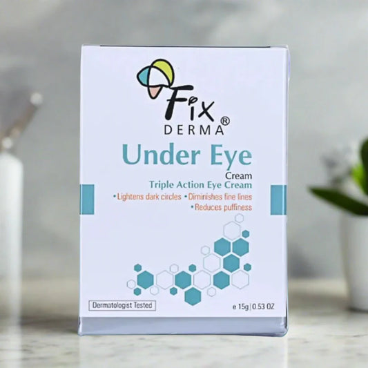 Fixderma Triple Action Under Eye Cream for Dark Circles | Paraben Free Hypoallergenic