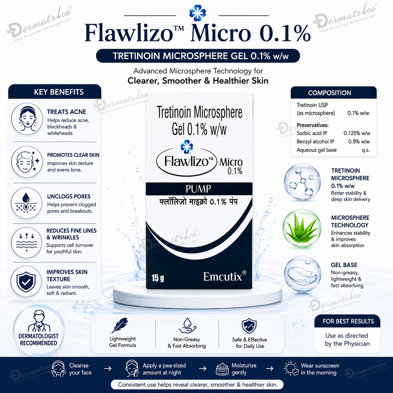 Flawlizo Micro 0.1% Pump Gel