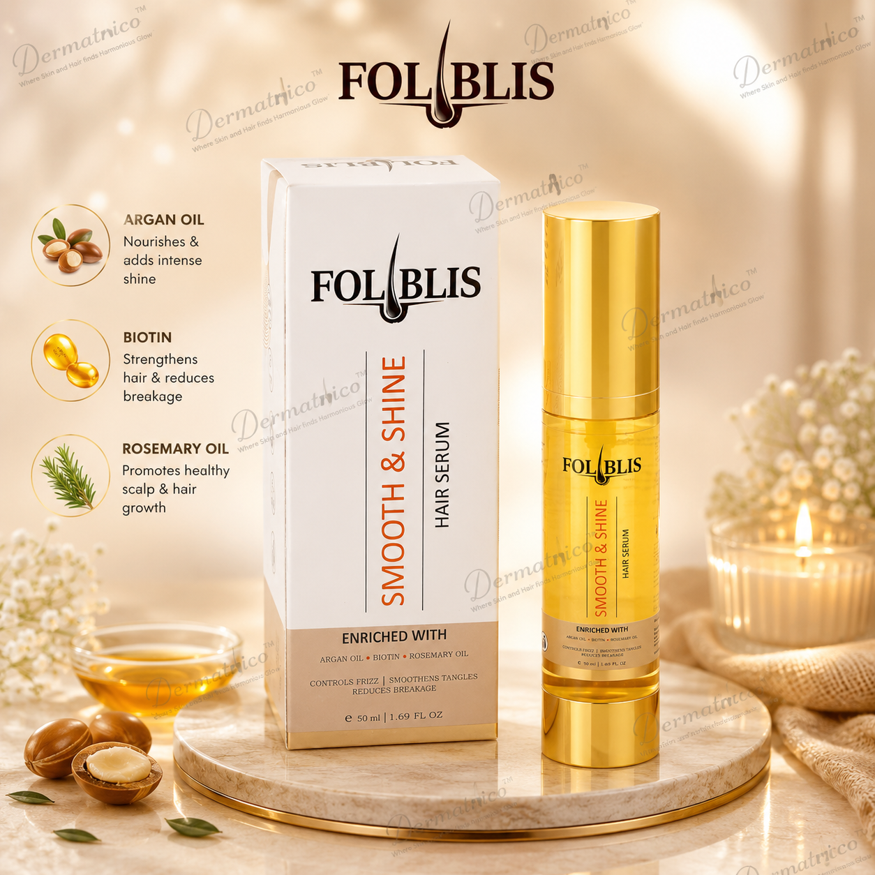 Folibis Smooth & Shine Hair Serum