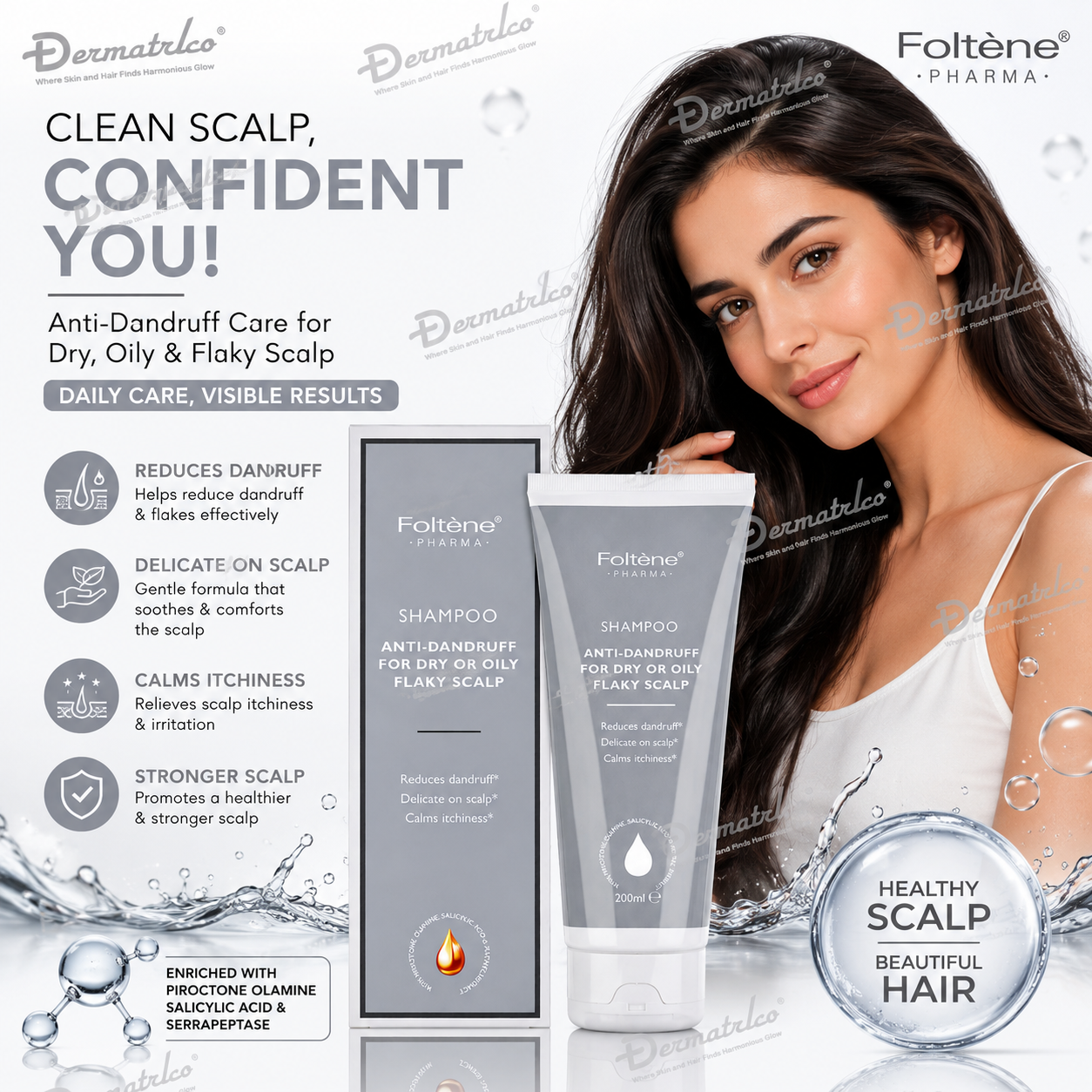 Foltene Anti-Dandruff Shampoo