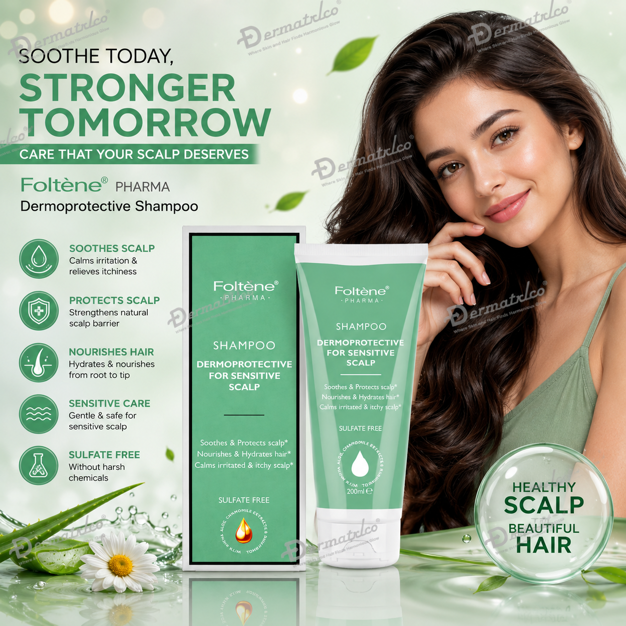 Foltene Dermoprotective For Sensitive scalp Shampoo