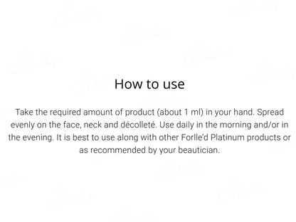 Forlle'd Hyalogy PT Platinum Face Cream