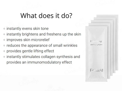 Forlle'd Hyalogy Sparkling Gel Pack