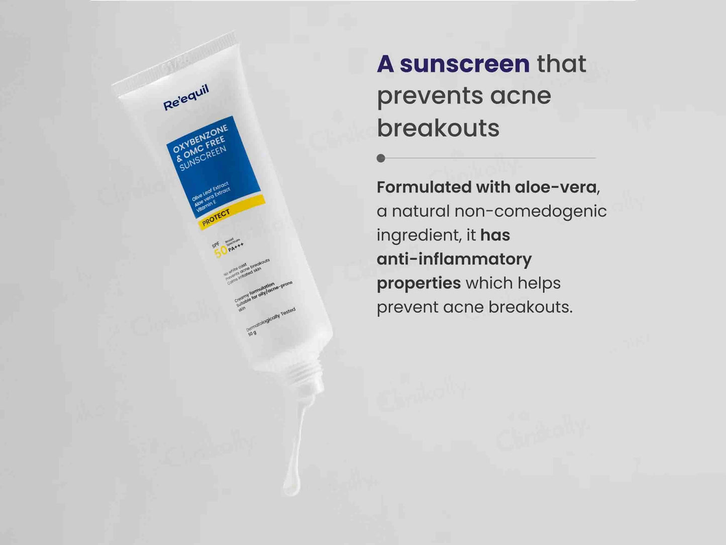 Re'equil Oxybenzone & OMC Free Sunscreen SPF 50 PA+++
