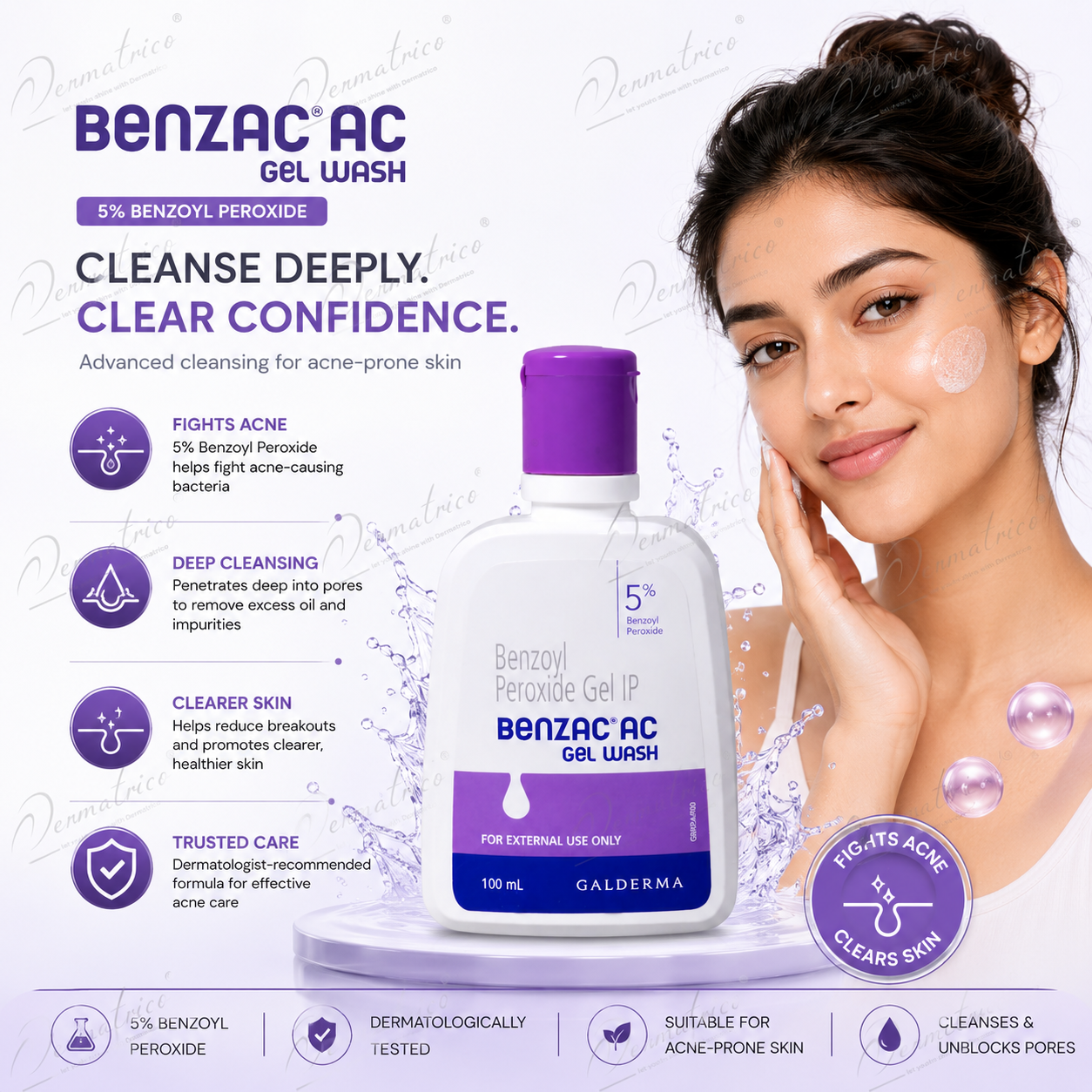 Galderma Benzac AC 5% Gel Wash