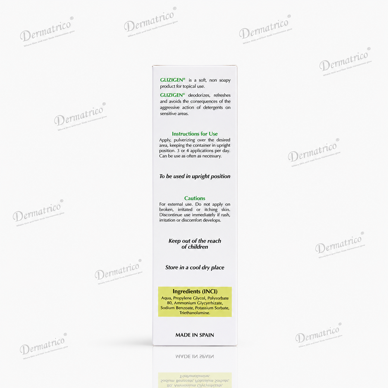 Glizigen Spray For Skin Hygiene