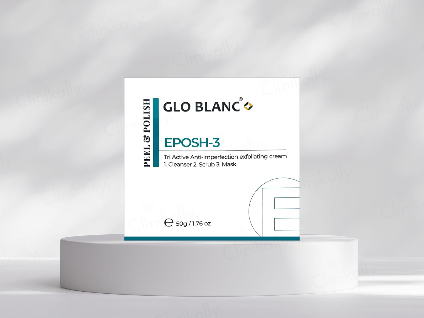 Glo Blanc Eposh-3 Tri Active Exfoliating Cream Cleanser
