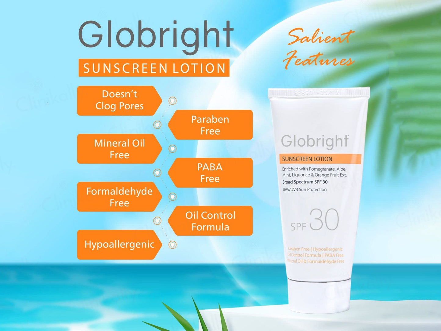 Globright Sunscreen Lotion SPF 30