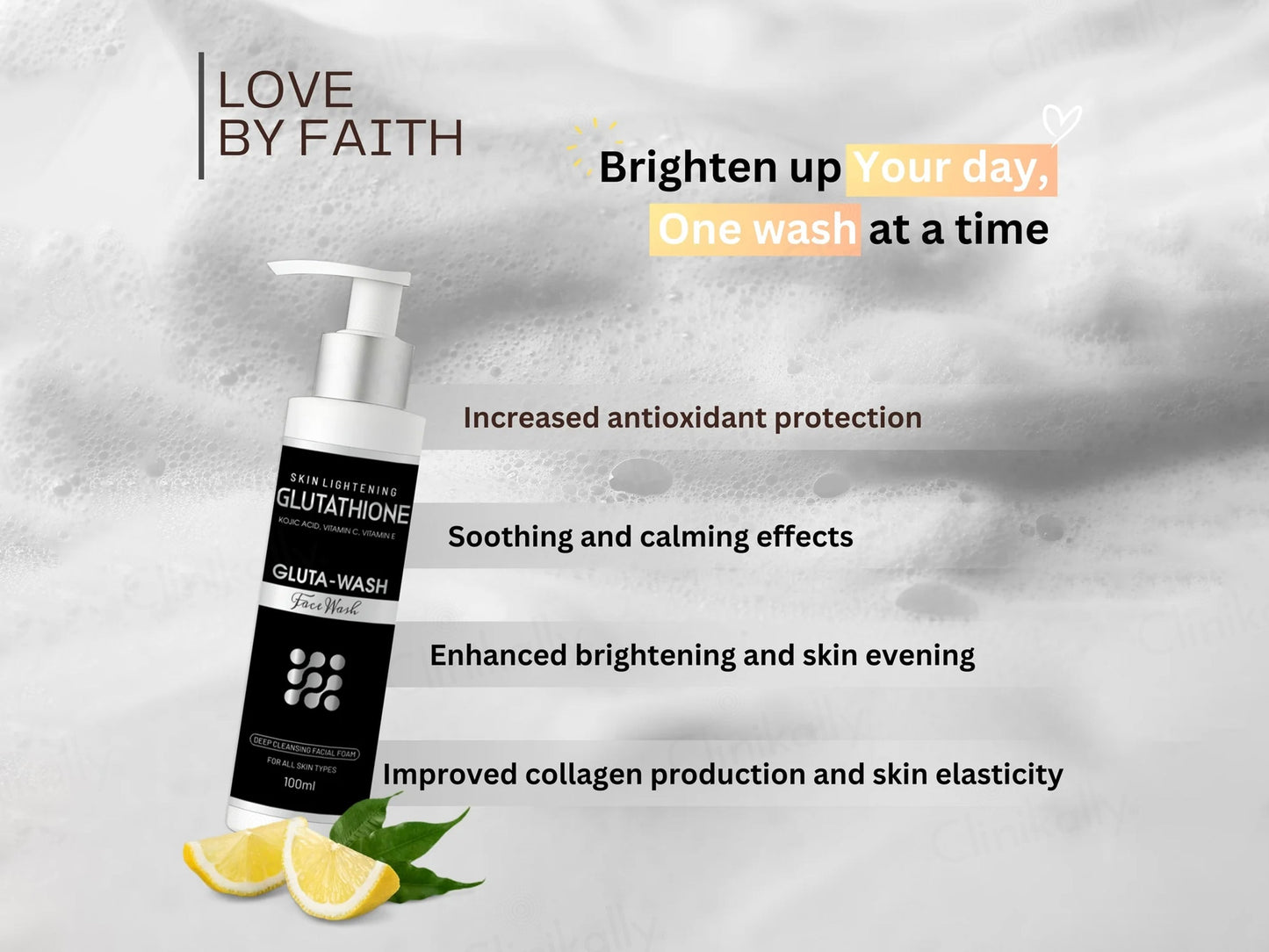 Biofaith Gluta-Wash Skin Lightening Face Wash