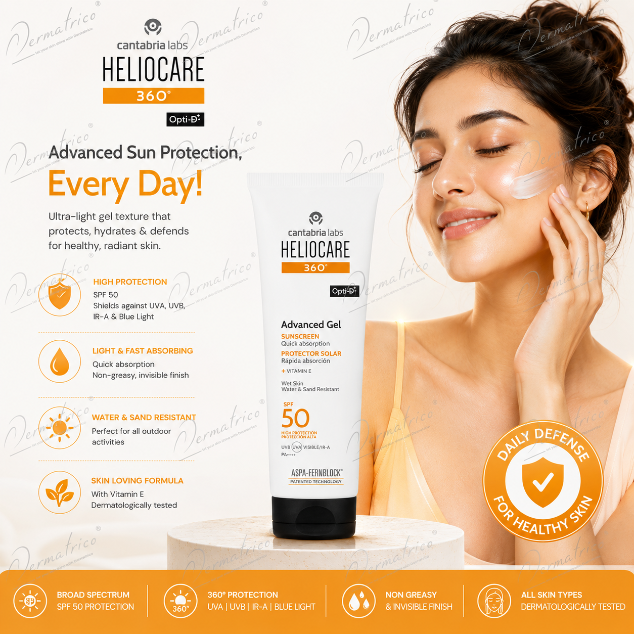 Heliocare 360º Advanced Gel Sunscreen SPF 50